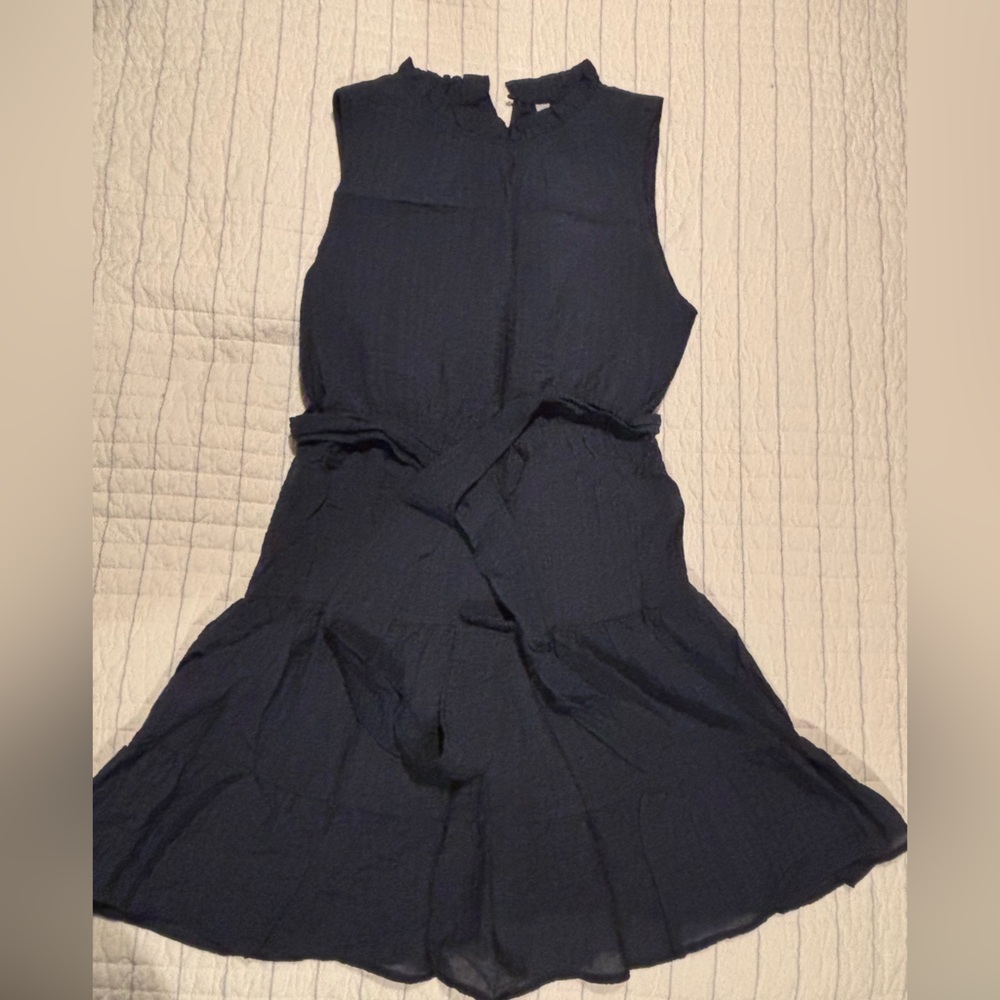 Navy Sleeveless Dress